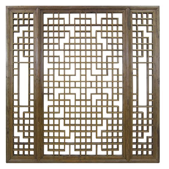 实木木雕柚木仿古花格花窗玄关隔断实木装修