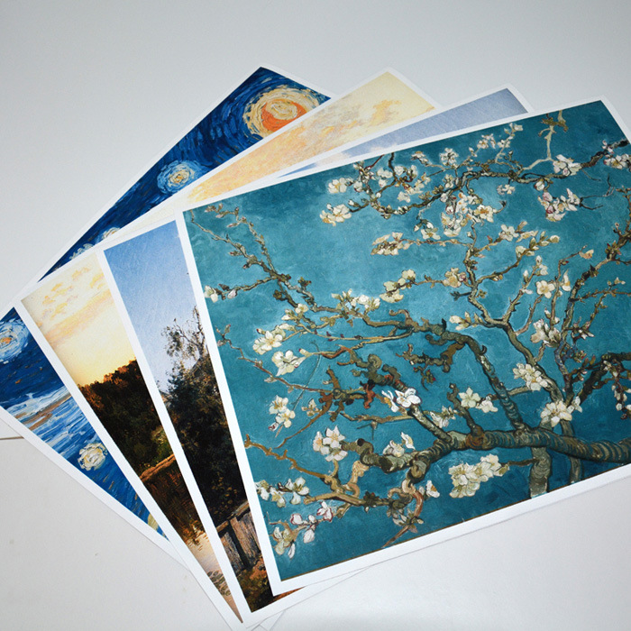 油画打印喷绘定制油画布影楼挂轴无框画油画布写真海报超宽打印