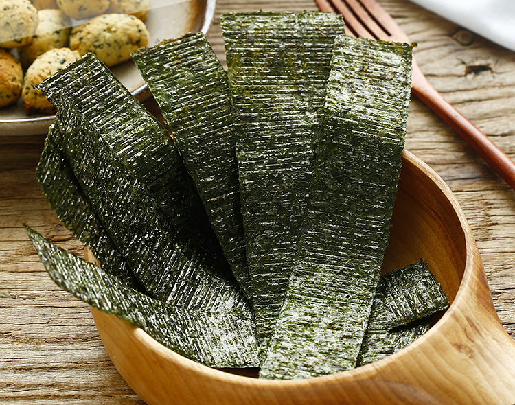 麦好食 展艺海苔 diy寿司原料 紫菜包饭材料 即食海苔 原装27g