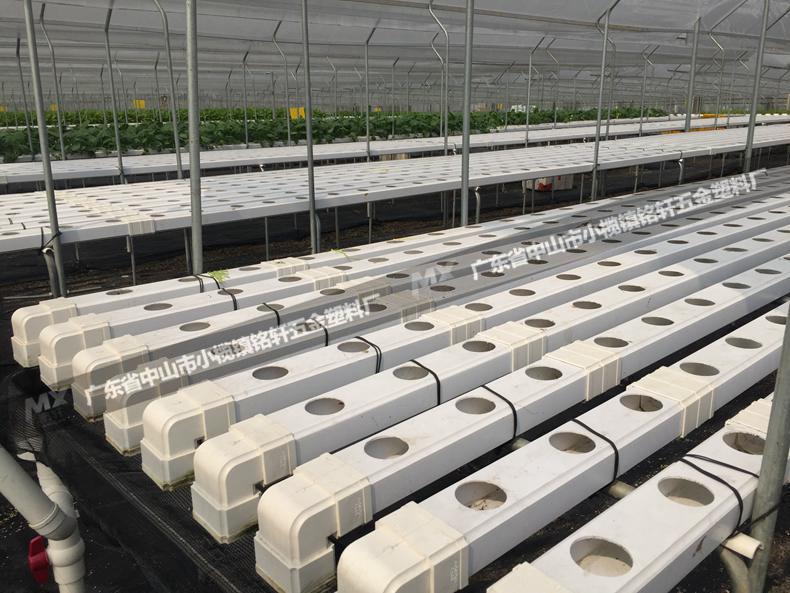 厂家直销pvc方管pvc种菜方管pvc水培槽种植槽 厂家现货发货75x50