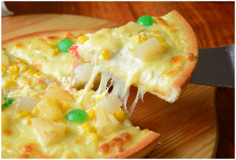 9英寸果缤纷披萨20个/箱 批发料理匹萨冷冻食品速冻芝士比萨