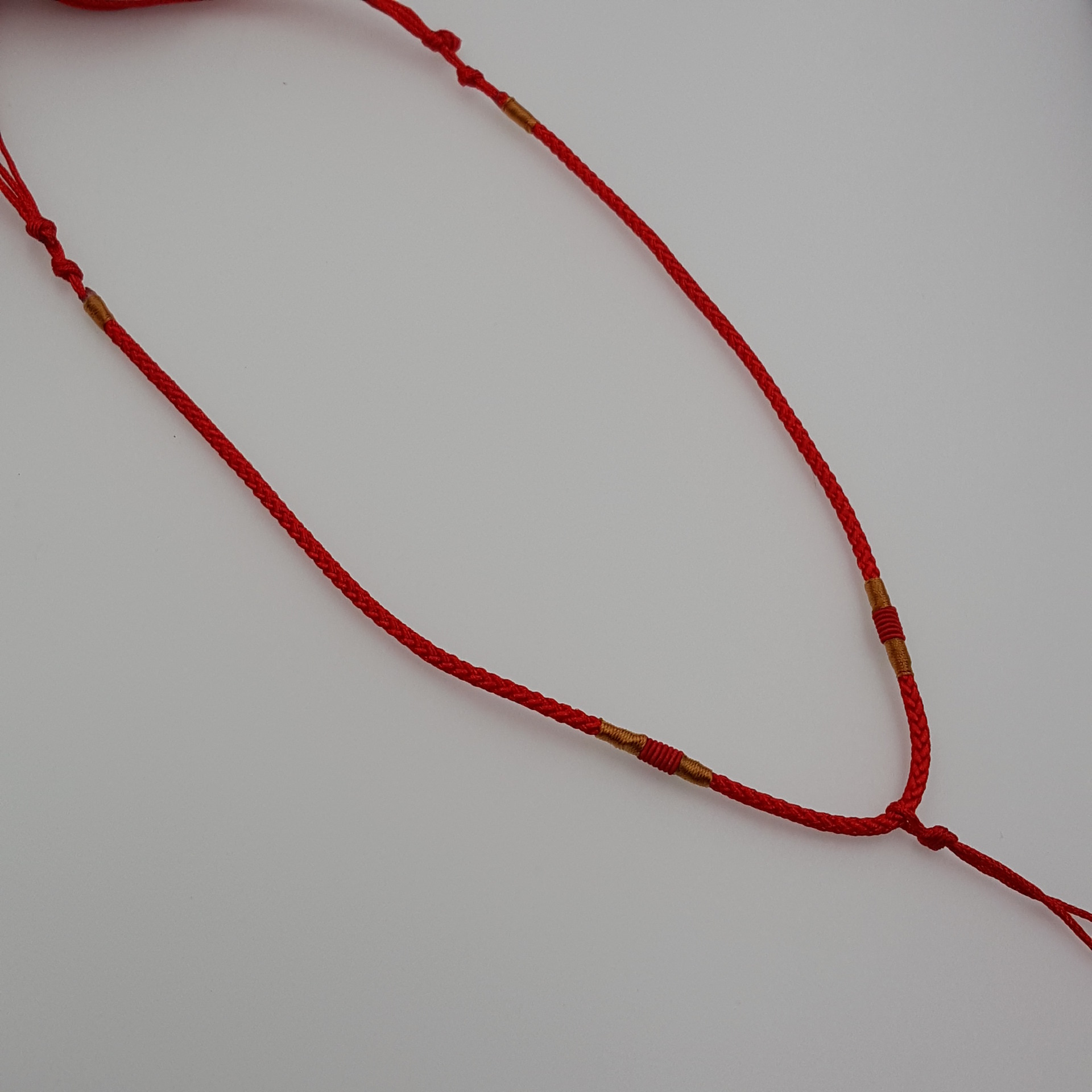 (两元爆款)手工编织项链绳批发 吊饰挂件项链玉绳 编织红绳