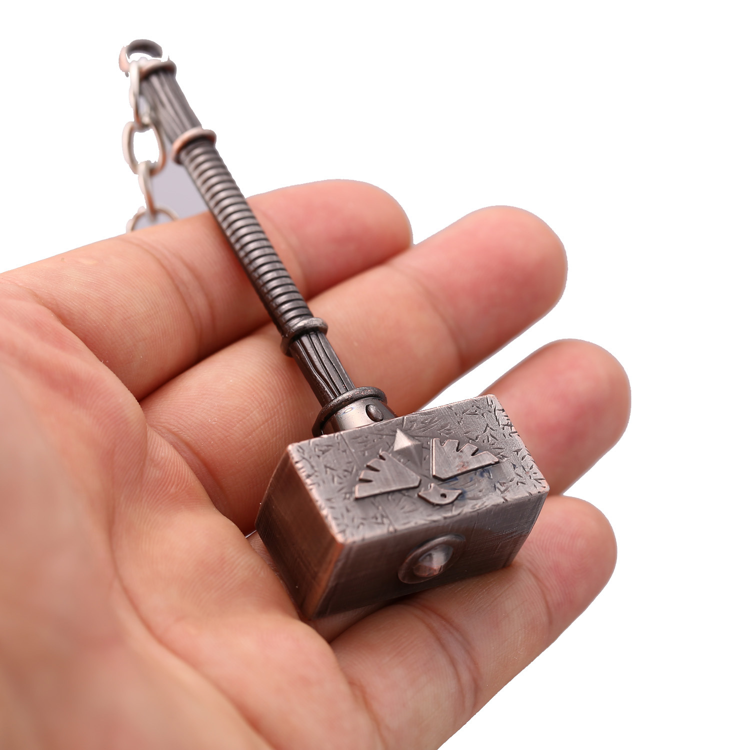 wow魔兽世界周边萨尔橙锤模型毁灭之锤部落联盟武器钥匙扣批发