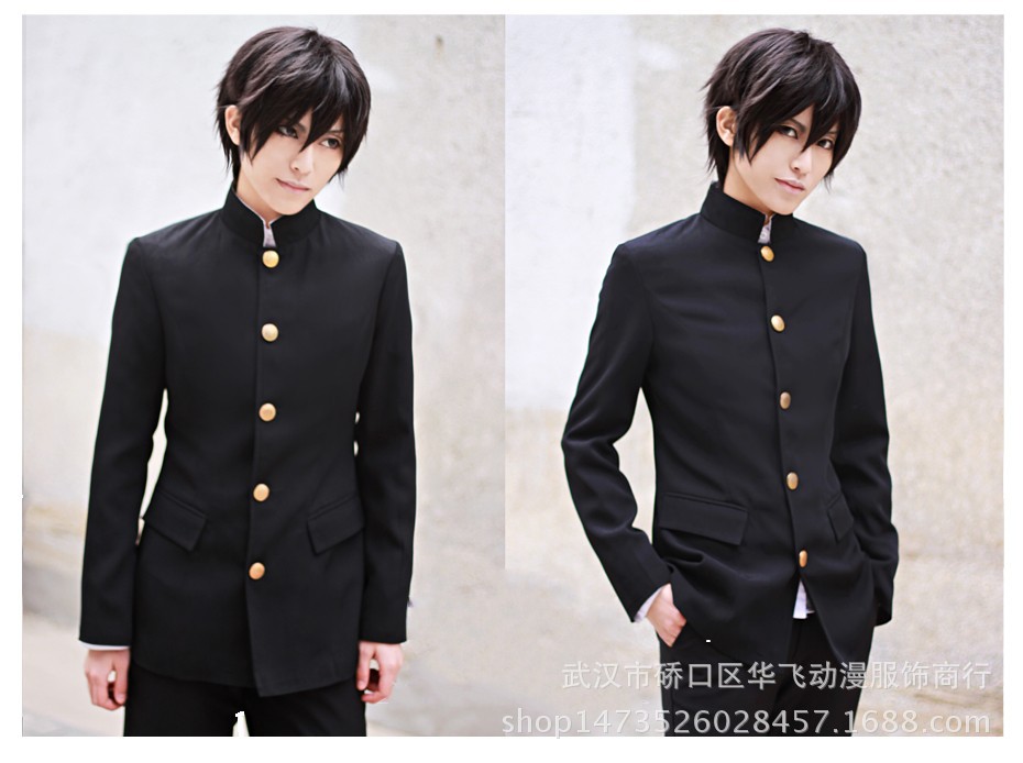 日本dk男子cos学生制服男士中山装 cosplay动漫服装高中校服 ￥75.