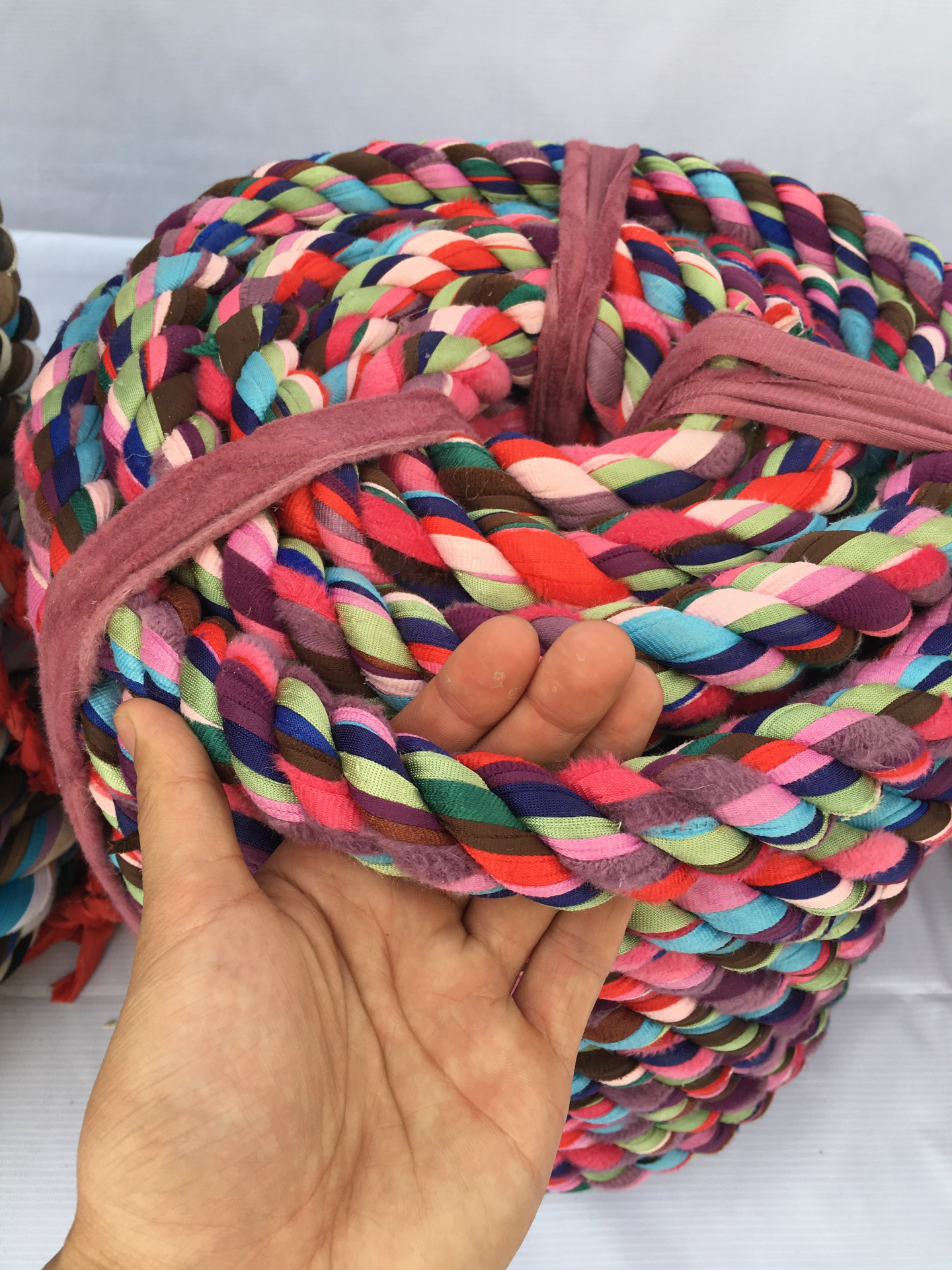 直批 布绳子 布条 儿童拔河绳 扎捆 彩色8mm-50mm户外绳子