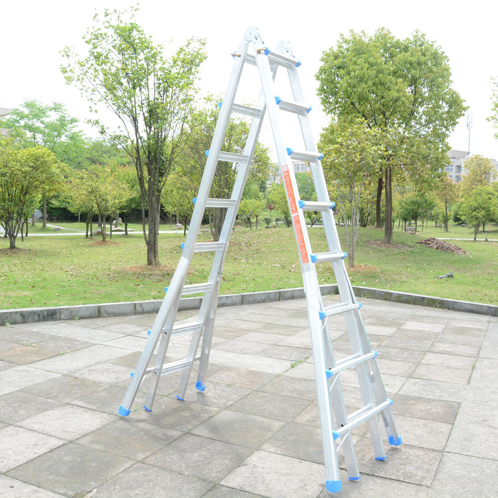 拓高小巨人梯子铝合金家用加厚人字梯多功能折叠楼梯伸缩升降工程