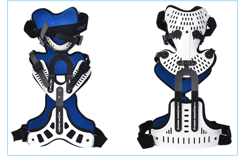 ober头颈胸固定支具 颈椎骨折头颈胸矫形器术后康复 头颈胸支具