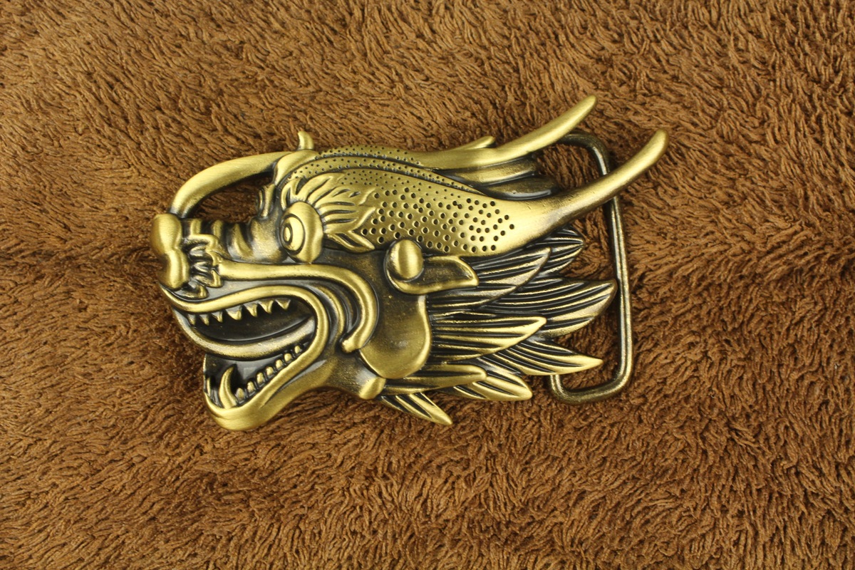 工厂批发纯铜龙头平滑扣黄铜扣头 纯铜皮带扣头 浮雕天平腰带扣