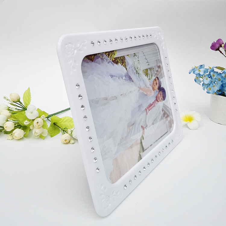 相框摆台10寸组合结婚相框批发玫瑰钻相框