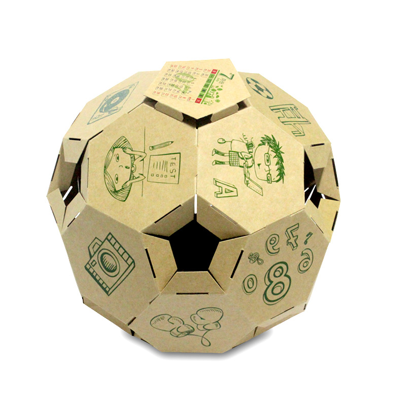 面展开图:由12张台历页以及一连体板块组成(如下图)      可在足球