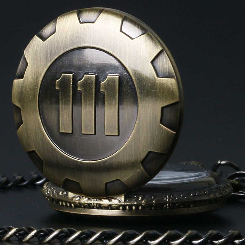 复古项链大怀表石英电子老人数字面经典古董111大怀表吊坠表