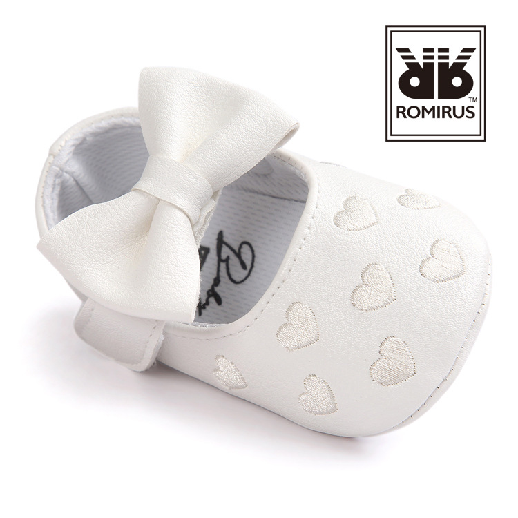 Spring and Summer Baby's Shoes Love Princess Shoes for Baby Baby Shoes Soft Bottom Toddler Shoes 0047