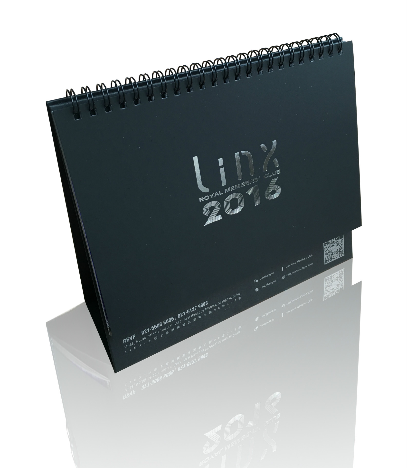 桌面办公台历挂历周历烫金广告台历计划本日程本