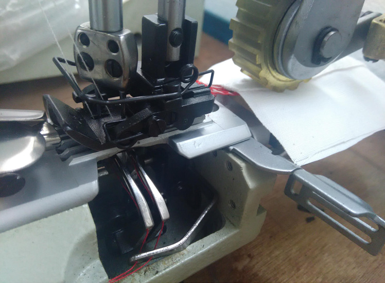 朗吉927双针高速电动埋夹机 工业缝纫机 电缝机,曲腕机 批发