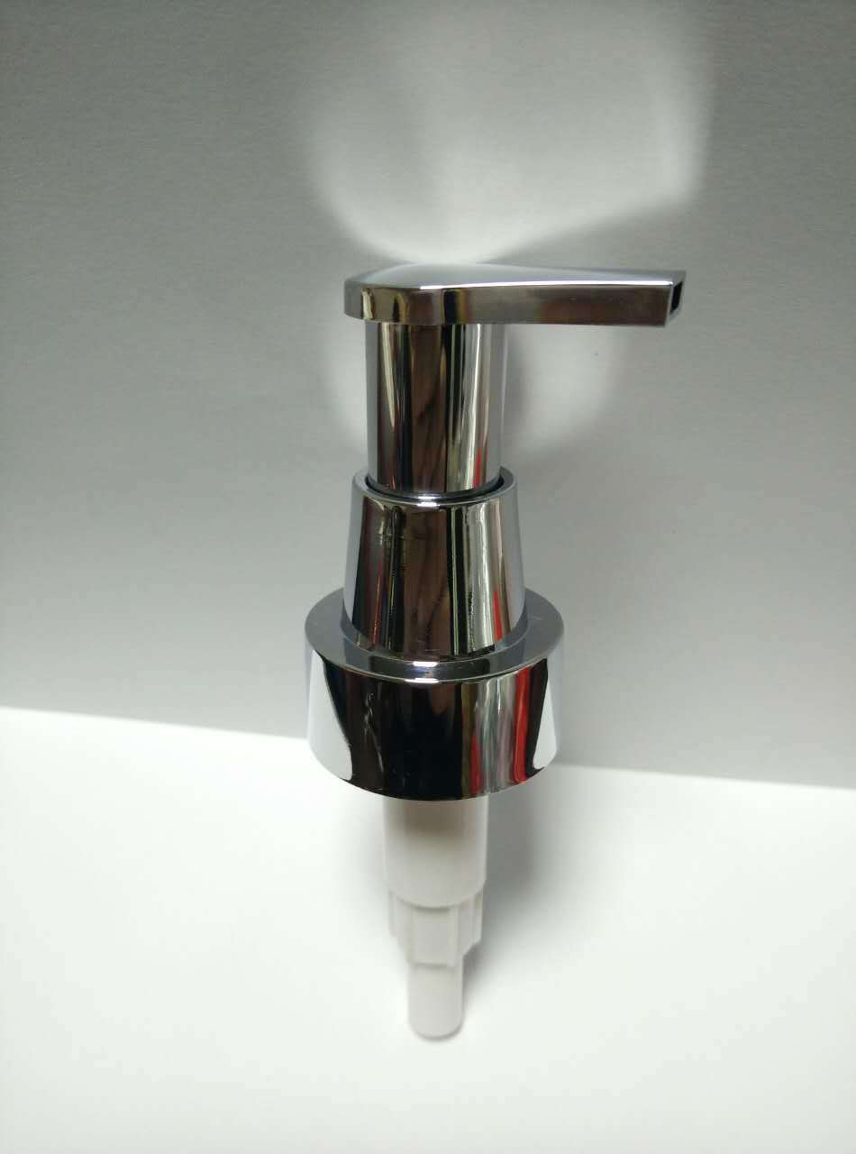 生产销售电镀喷头 新款高档乳液挤压泵头chp314