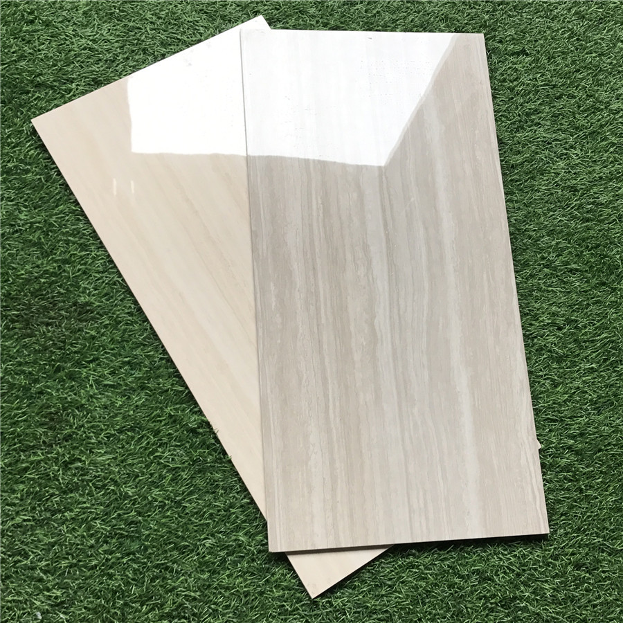 陶瓷薄板瓷砖亮光釉面黄木纹灰木纹卫生间厨房卧室内墙砖300 600