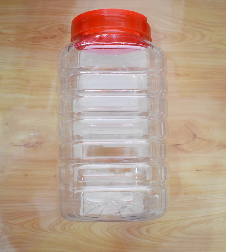 供应塑料瓶 优质大号透明瓶子食品密封花茶罐 包装塑料桶