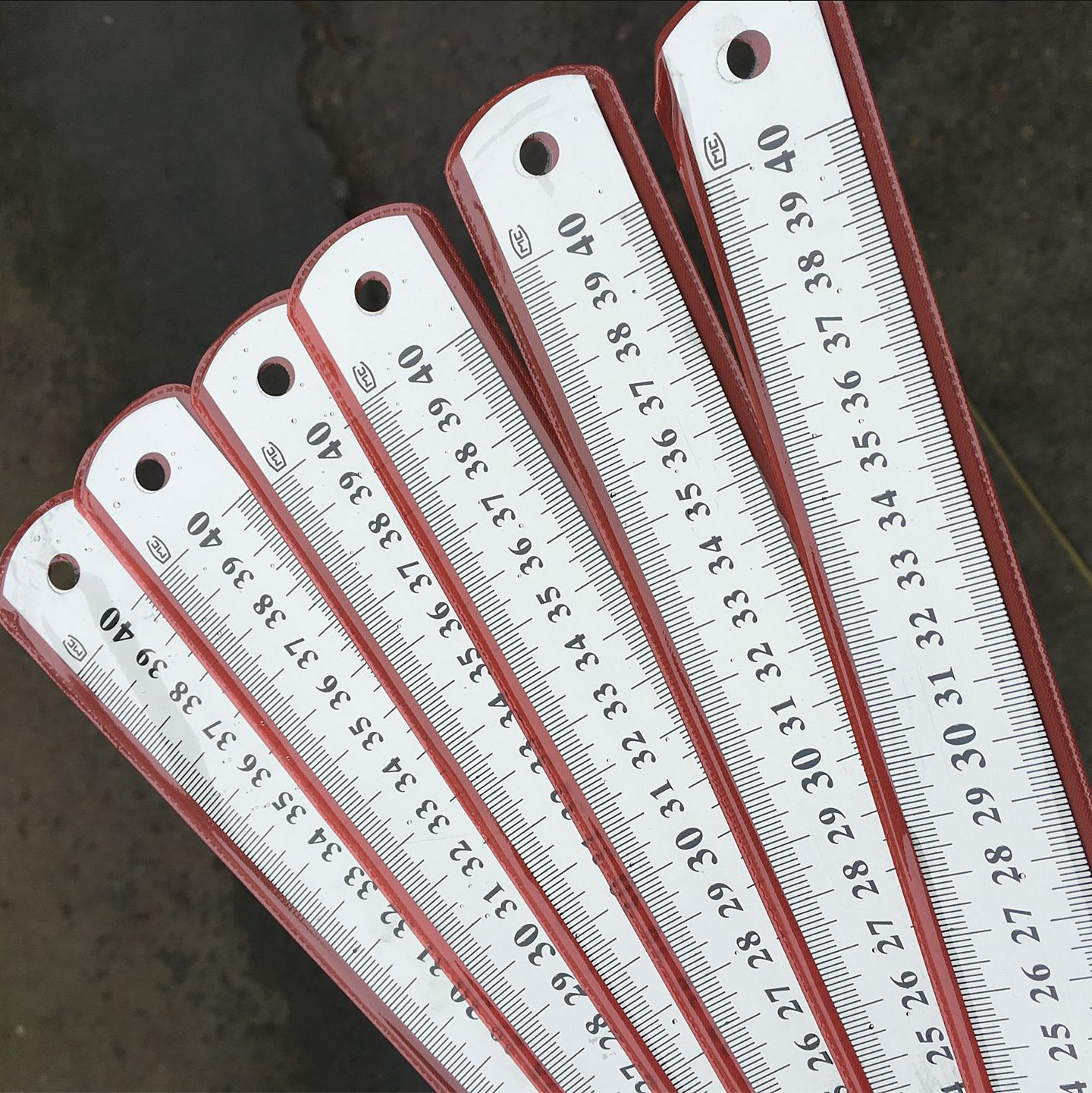 厂家直销加厚优质钢尺40cm公分标准不锈钢板直尺双面钢尺来样定做