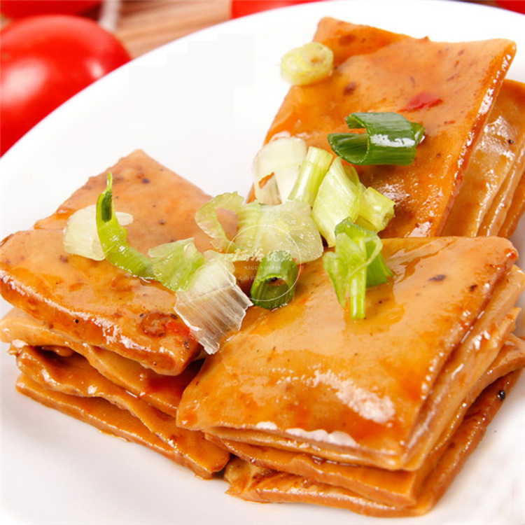 硒谷优品湖北恩施土特产柏杨豆干柏杨香辣小吃豆干600g袋