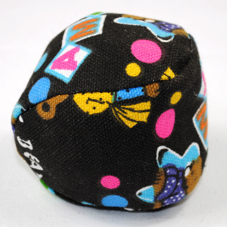 批发圆形沙包 250克防漏儿童小沙包 花色卡通帆布包丢沙包 批发