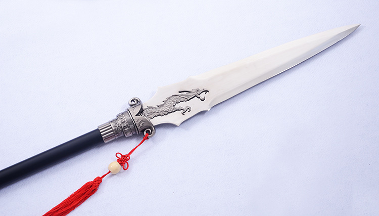 龙泉市宋字号武术十八般兵器红缨枪方天画戟兵器长矛蛇矛未开刃