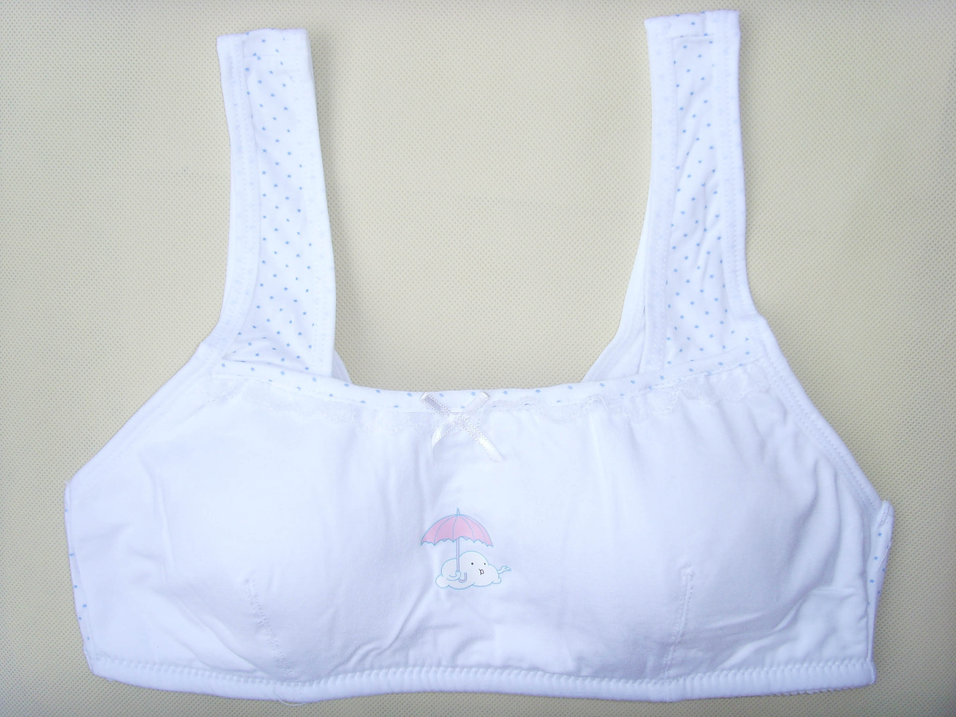 批发纯棉儿童内衣少女中小学生无钢圈运动式背心文胸罩女孩发育期