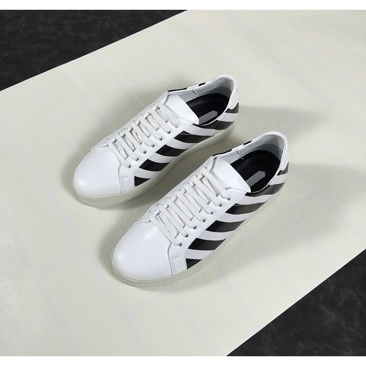 欧洲站offwhite明星同款小白鞋gd