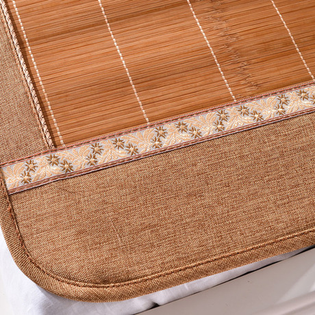 恒盛竹木 凉席 竹席 竹凉席1.8米1.5米 双面折叠单双人 竹席子