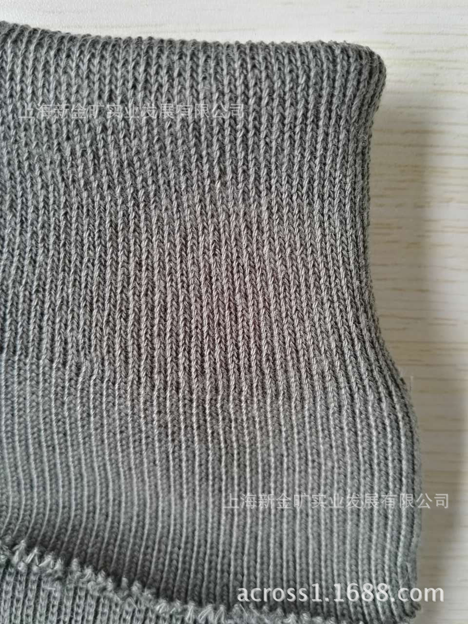 针织罗纹口圆筒无缝罗纹袖口阻燃罗纹隔离衣袖口无缝罗口