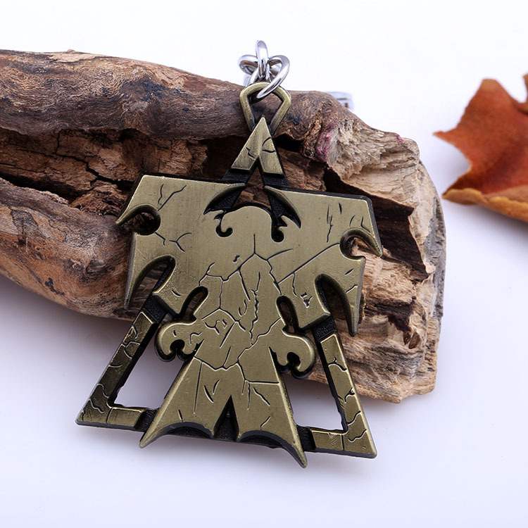 网游周边 star craftⅡ星际争霸2 神族标志合金钥匙扣 厂家直销