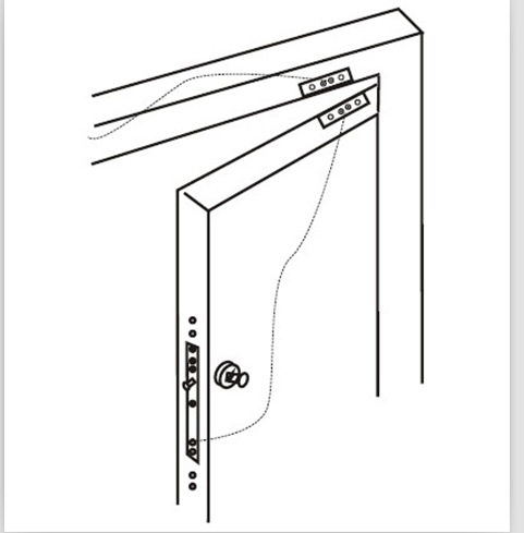 触点式过线器门与门框之间过线保护器穿线管门禁过线器过线接处器