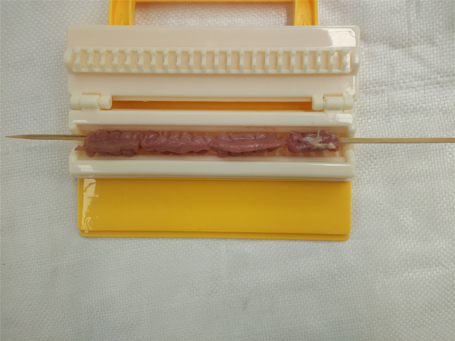 烧烤台式单排穿串器穿肉器穿串机串肉器穿串神器1234代