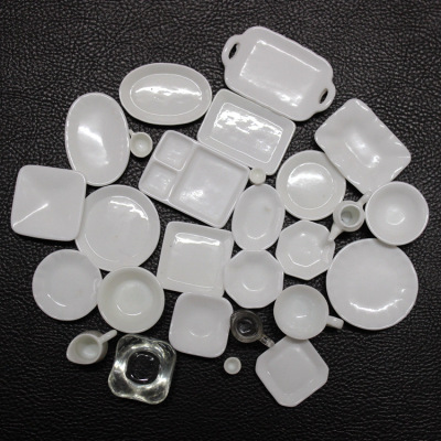 树脂配件_树脂diy配件 迷你糕点盘子 甜品盘 奶油diy迷你 - 阿里巴巴