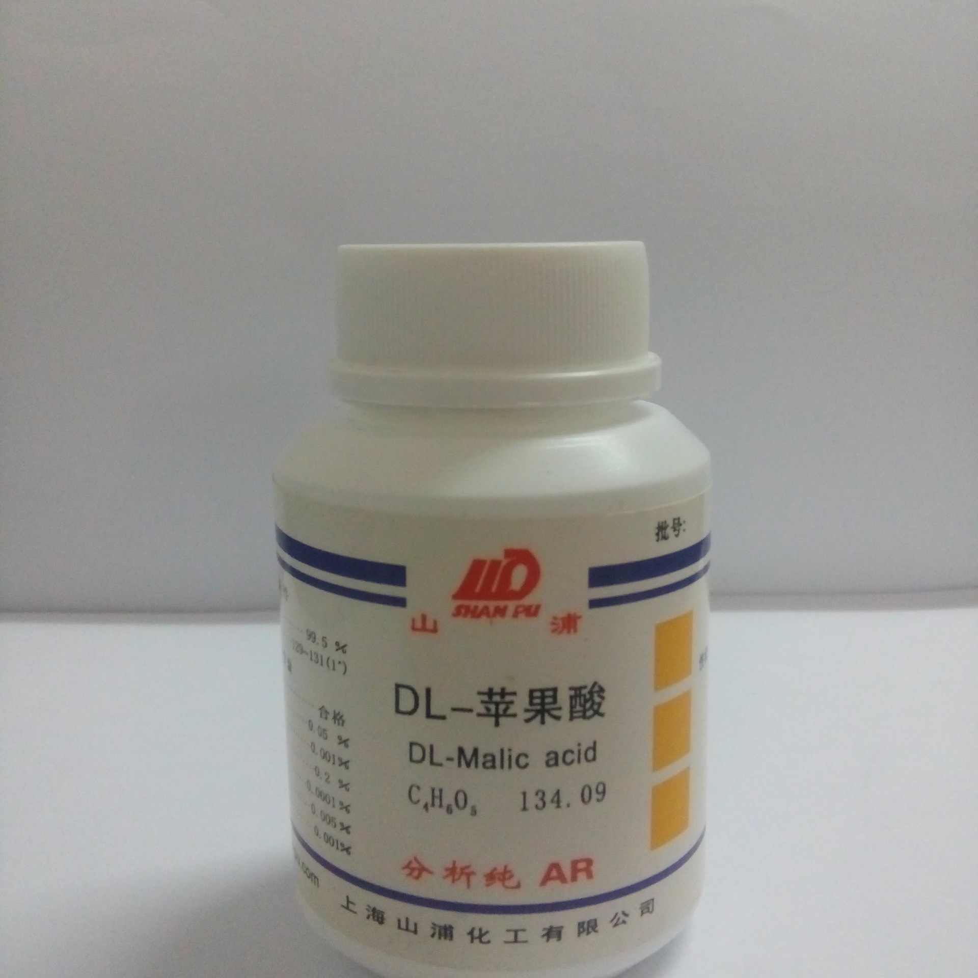 化学试剂 dl-苹果酸 分析纯 ar100g 6915-15-7