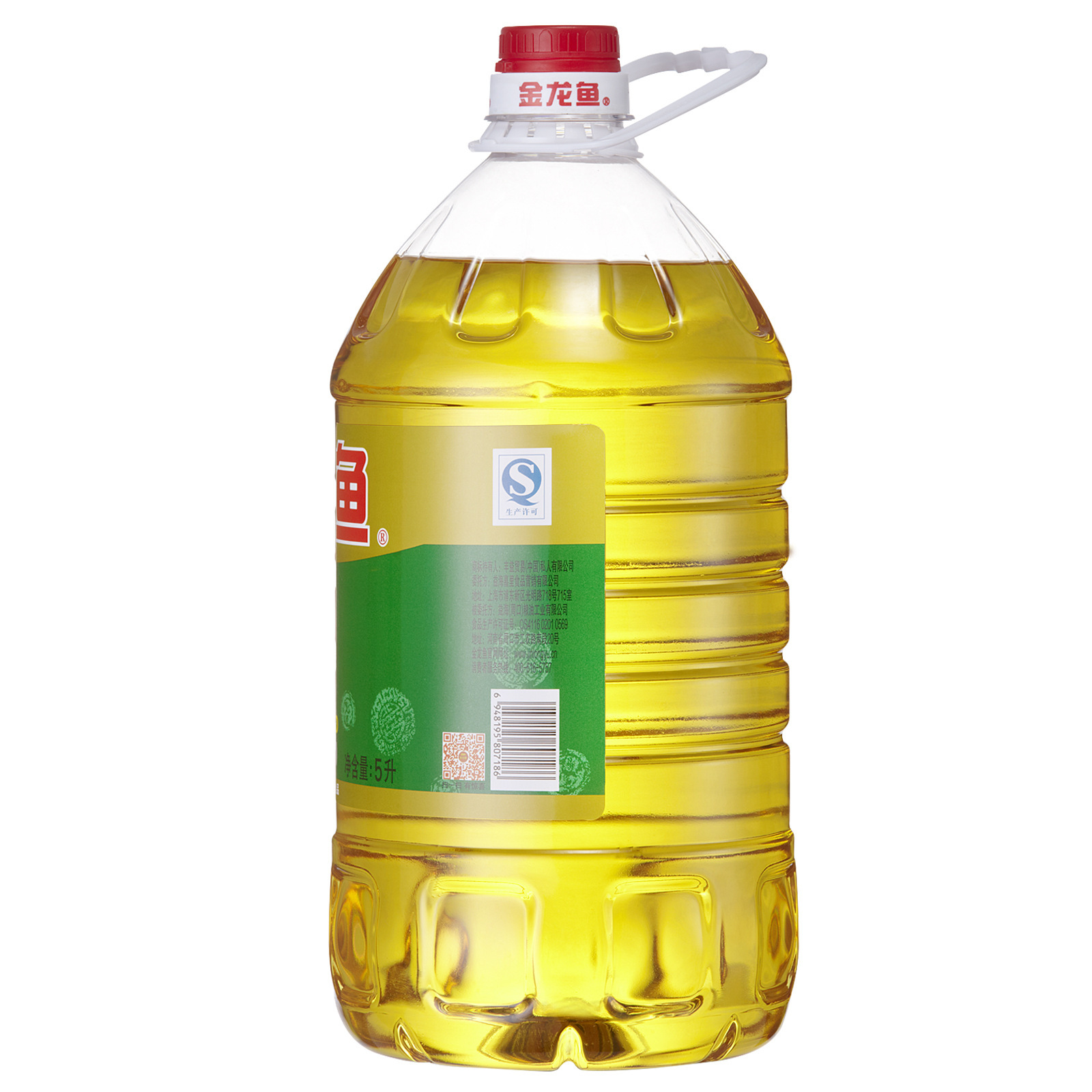 金龙鱼 非转基因精炼一级大豆油5l 食用油 色拉油一箱4桶团购优惠