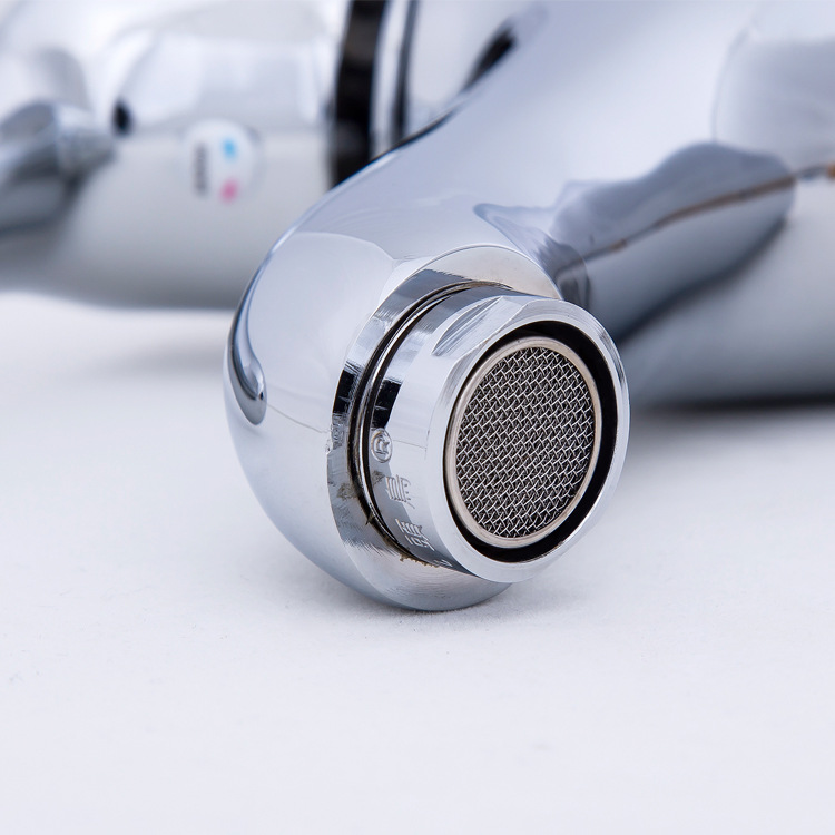 九头鸟卫浴建材 浴室面盆洗脸盆单孔水龙头全铜冷热混水龙头