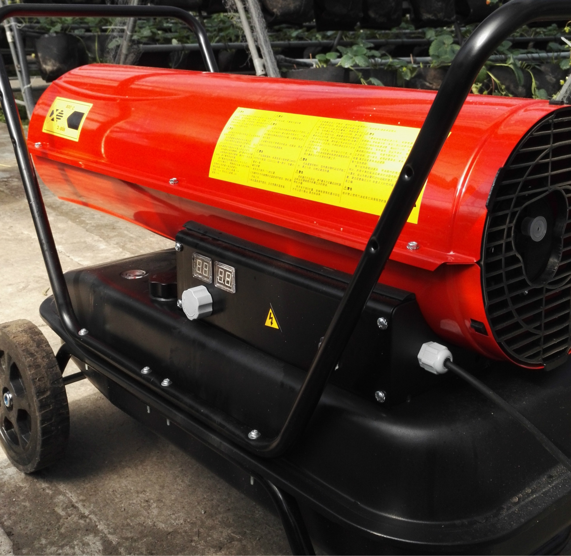 柴油热风机养殖车间取暖烘干德国宝工大功率燃油工业热风机