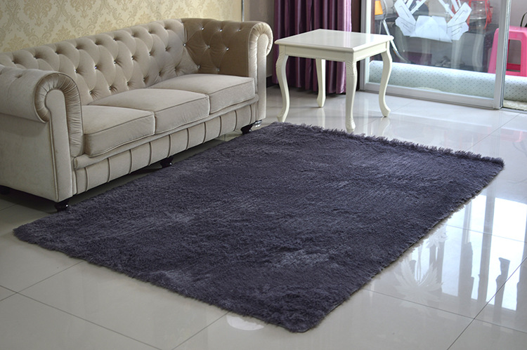 厂家直销批发丝毛地毯客厅茶几卧室床边瑜伽圆地垫门垫满铺可定制