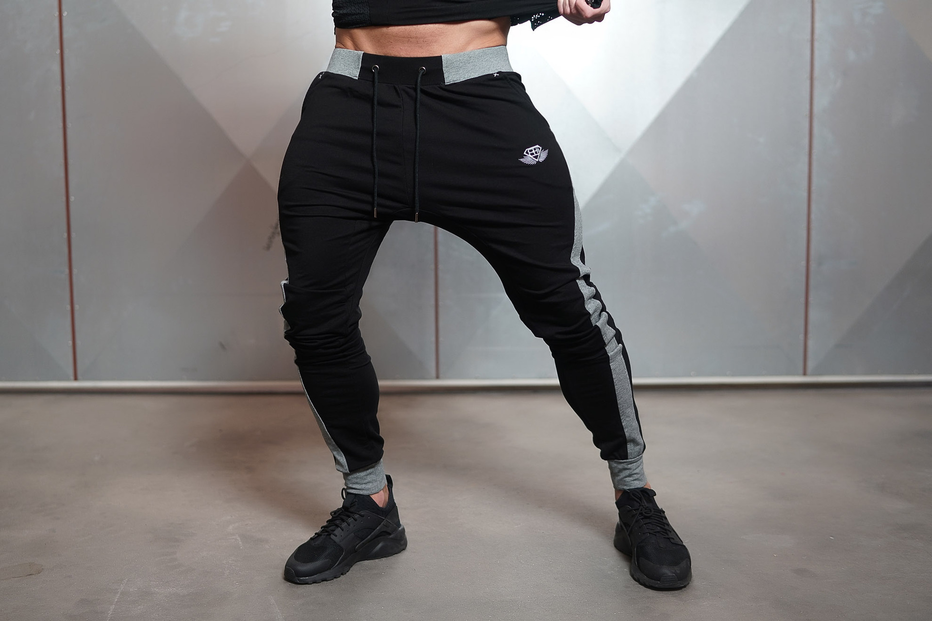 gymshark肌肉兄弟户外健身运动裤纯-男式休闲裤