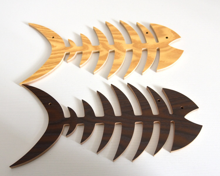 现代鱼骨架店面挂饰装饰品礼品工艺品创意家具批发包邮个性家居