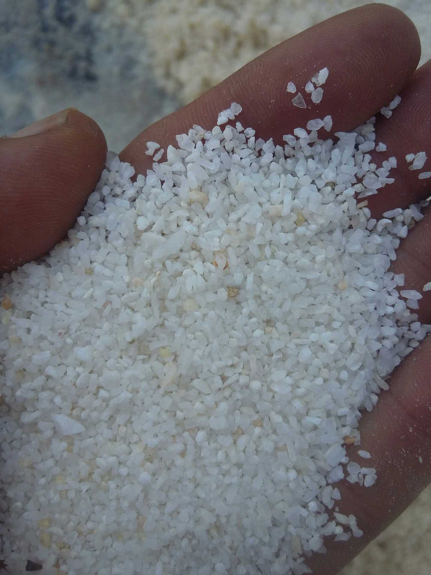 泳池过滤专用石英砂 高纯石英砂过滤 净水材料 水处理石英砂滤料