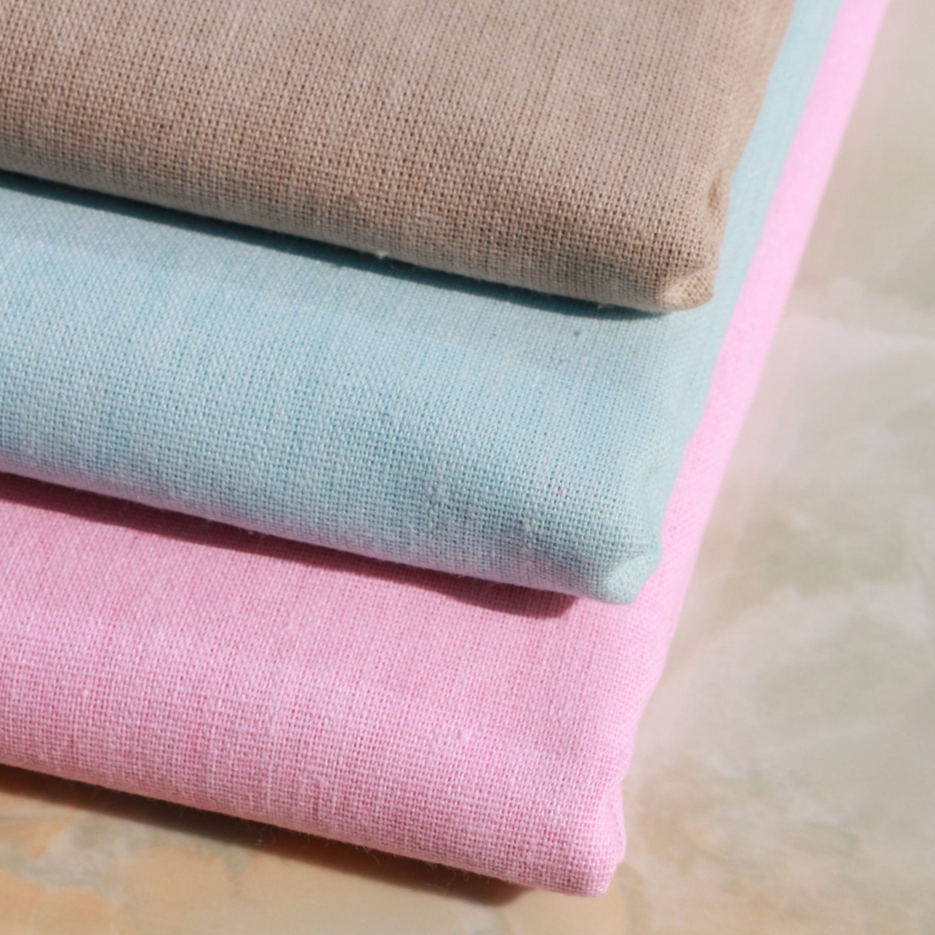 厂家直销 亚麻布 印花 工艺品里布   手工布料