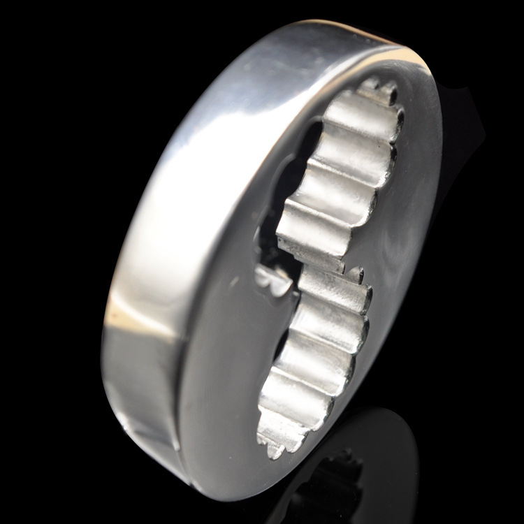 囚鸟正品不锈钢带凹槽阴囊负重环公鸡阴茎jj环睾丸束缚器 a288