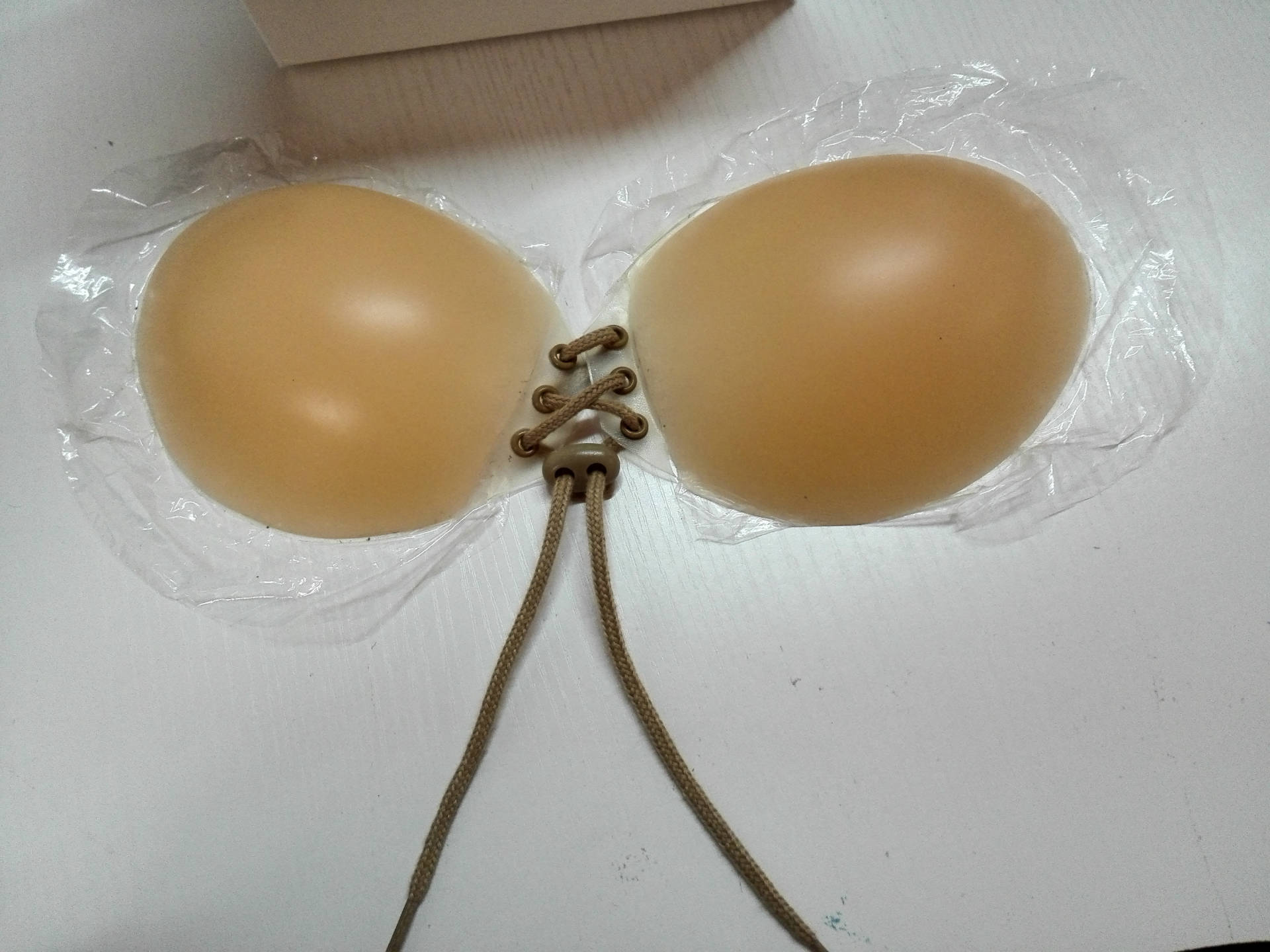 拉绳隐形胸贴 拉拉女神硅胶文胸 聚拢绑带式婚纱隐形内衣天猫爆款