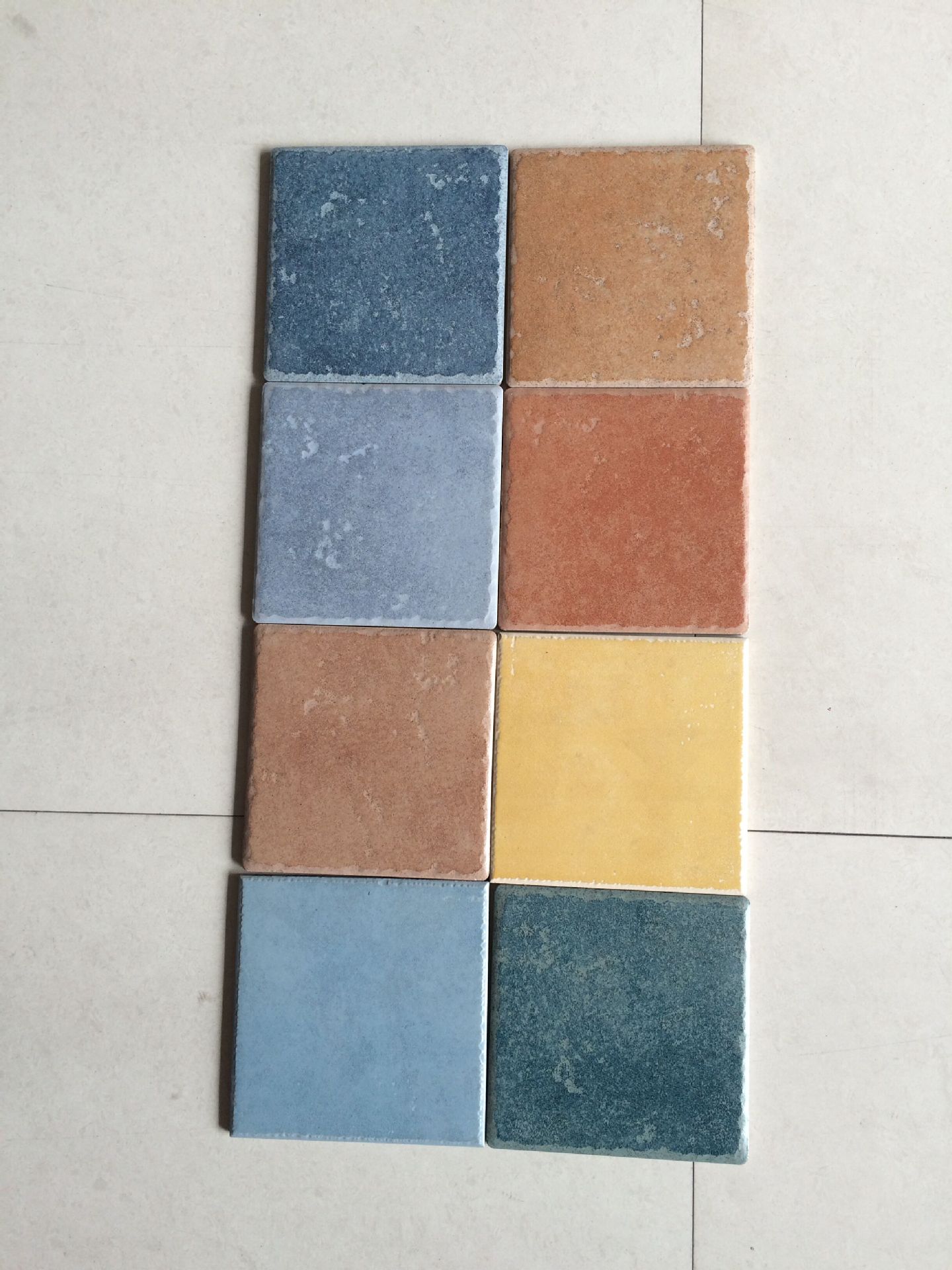 地中海风格150x15 0全瓷仿古砖田园瓷砖五彩岩卫生间墙.