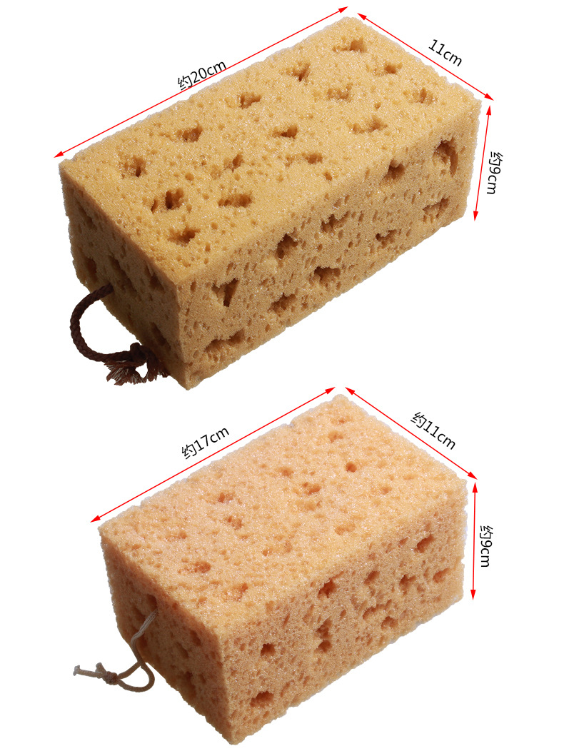 大号 蜂窝洗车海绵 珊瑚海绵 汽车打蜡海绵 超吸水海绵21*11*9cm