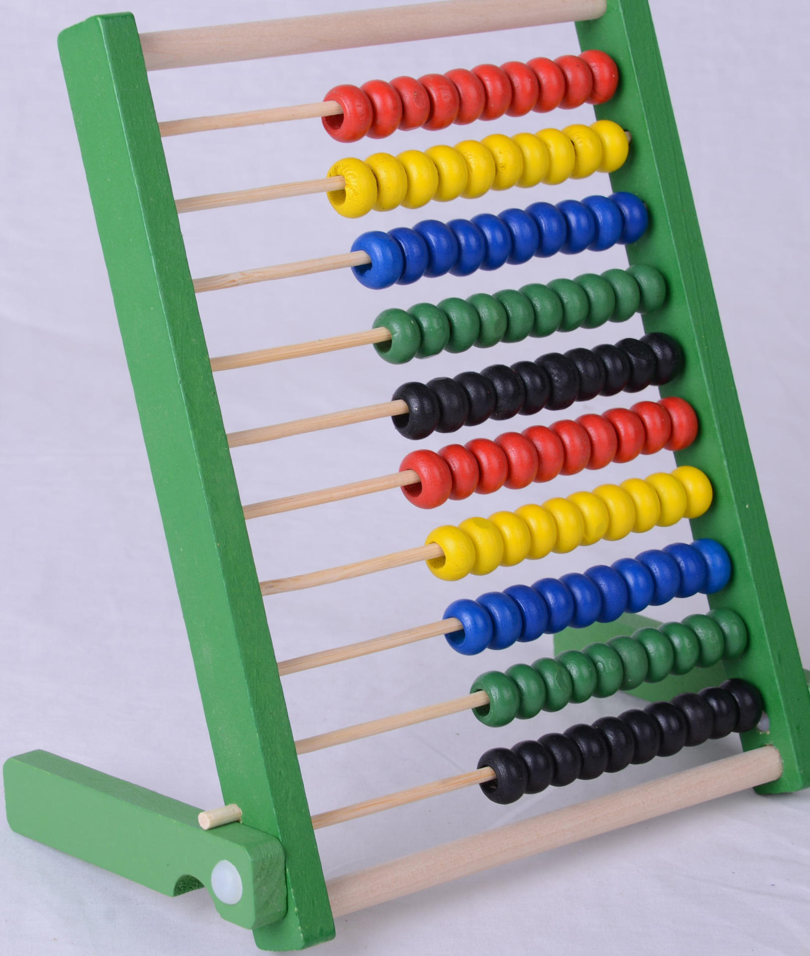 多款彩色十档计算架 益智玩具 珠算架 学习 木制教具99033