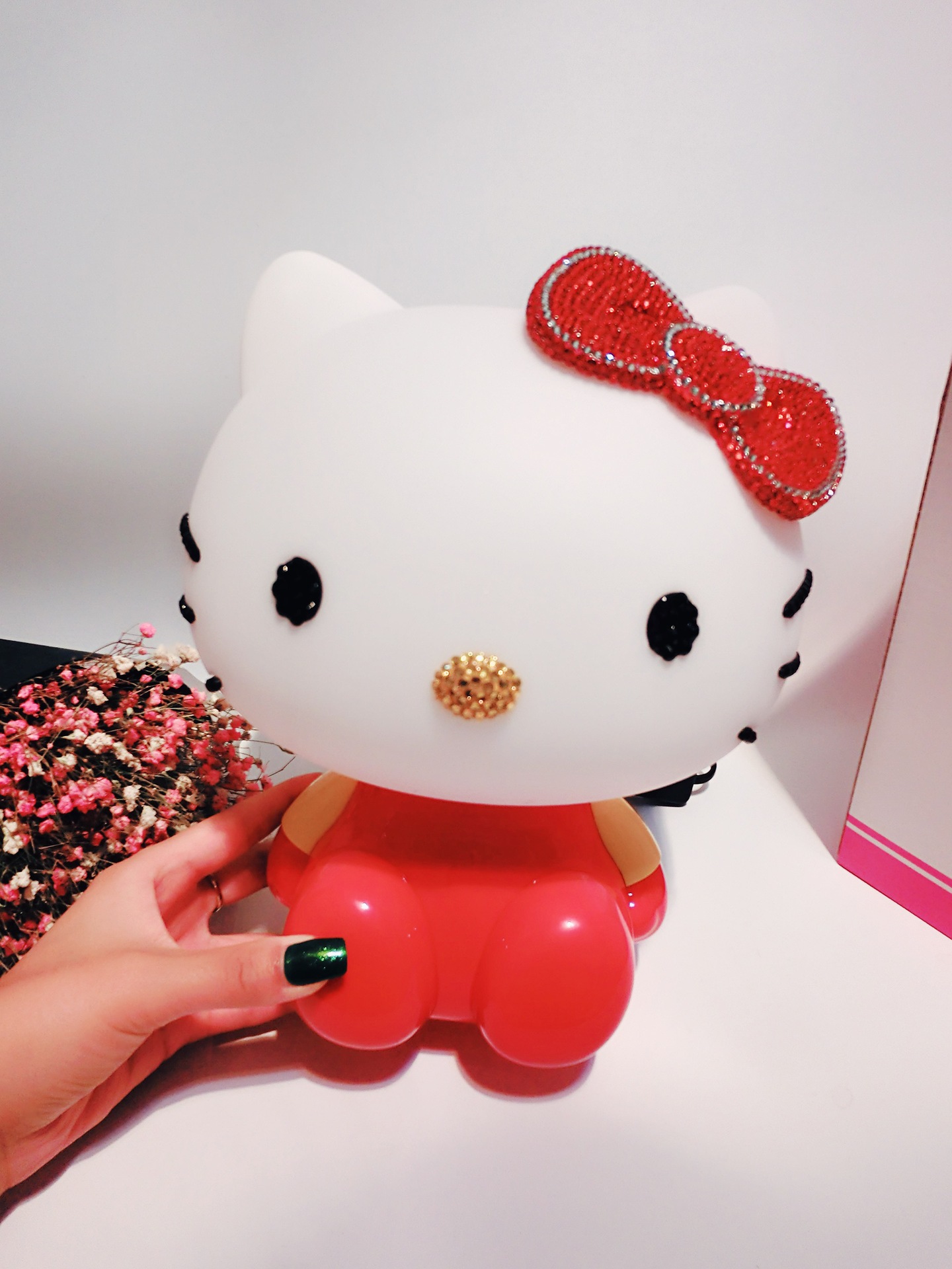 hello kitty床头灯台灯 卡通创意kt小夜灯创意生日礼物 kt猫台灯