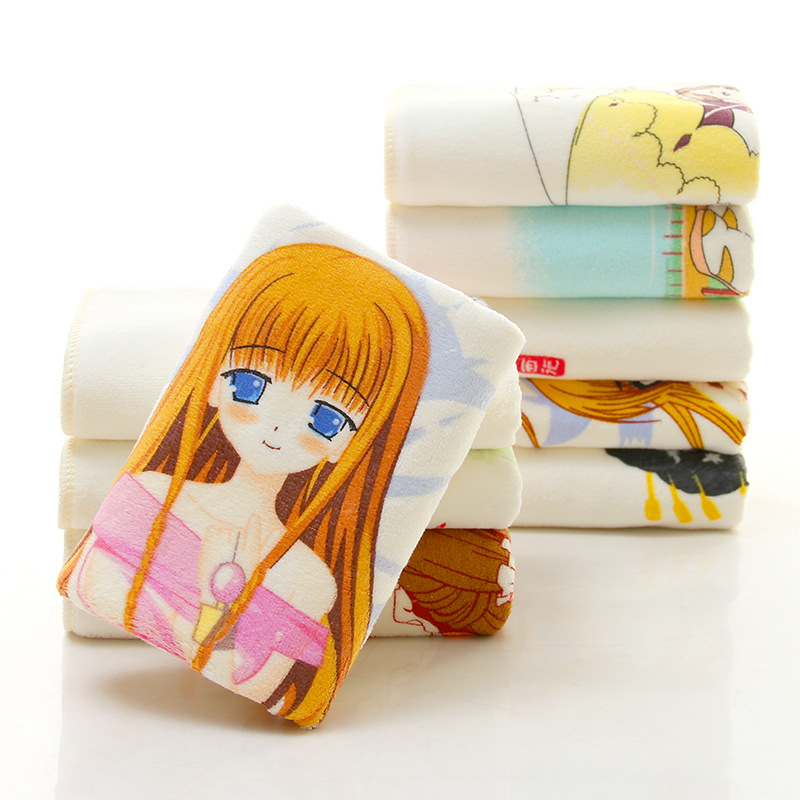 变色毛巾遇热美女脱衣服加升温变色神奇毛巾创意礼物厂家批发