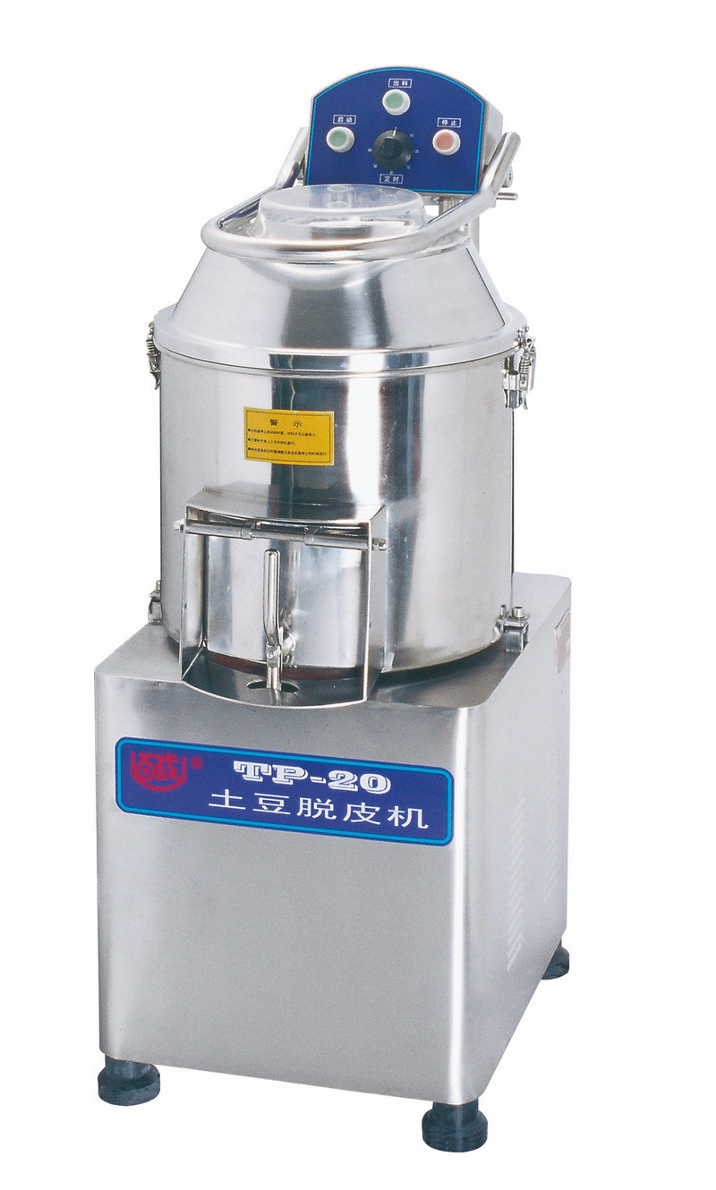 百成tp-20土豆脱皮机 立式商用马铃薯去皮机新款不锈钢土豆切皮机